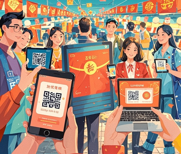 传布飞轮：扫码得红包→分享赚积分→兑换特权→裂变新用户